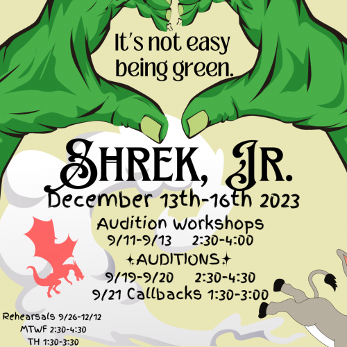 Shrek Jr. Audition Dates